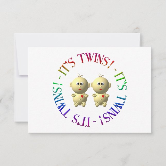 Carte Ce sont des jumeaux ! (Devant)