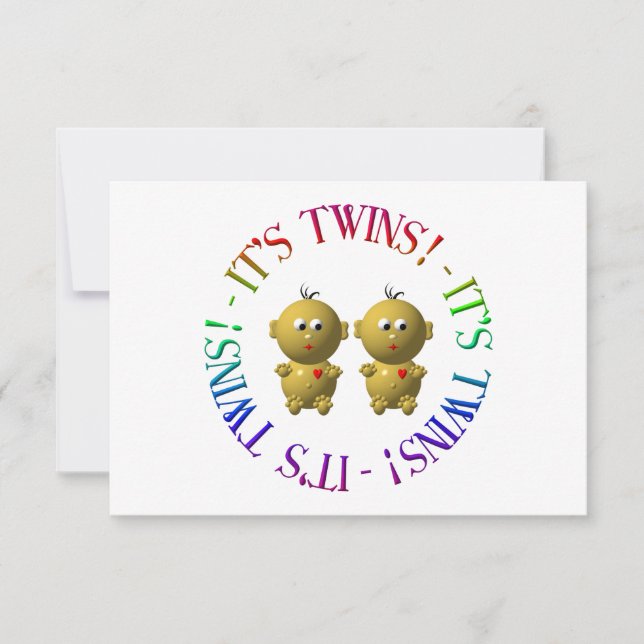 Carte Ce sont des jumeaux ! (Devant)