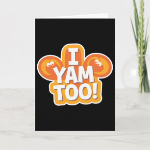 Carte Ce sont mes patates douces Je Yam Too Shirts Thank