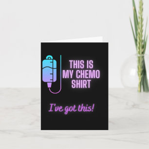 Carte Ceci Est Mon Chemo - Cancer Du Sang Chimiothérapie