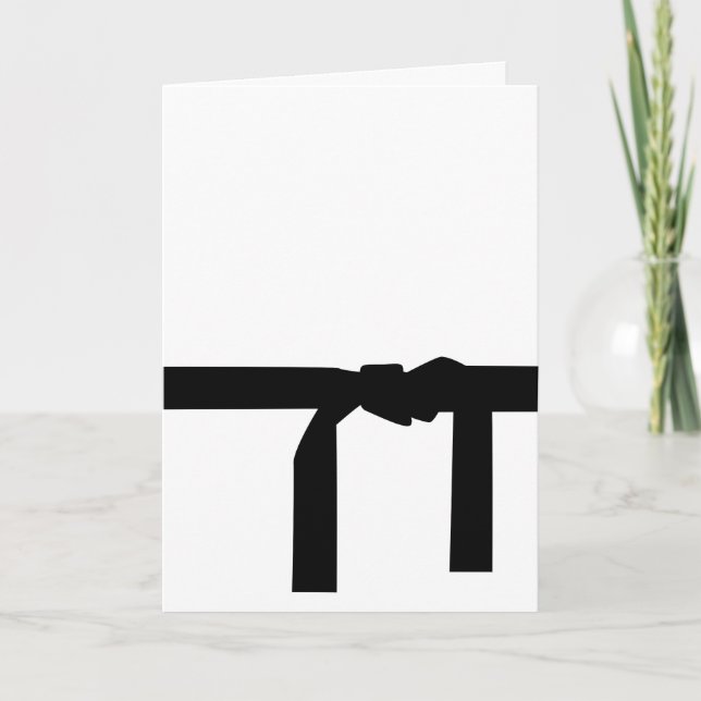 Carte Ceinture noire Karate (Devant)