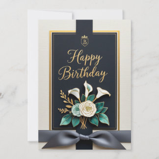 Carte Celebración Elegante