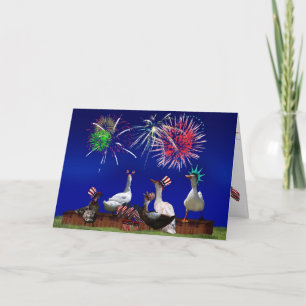 Carte Célébration de Ducky pour le 4 juillet
