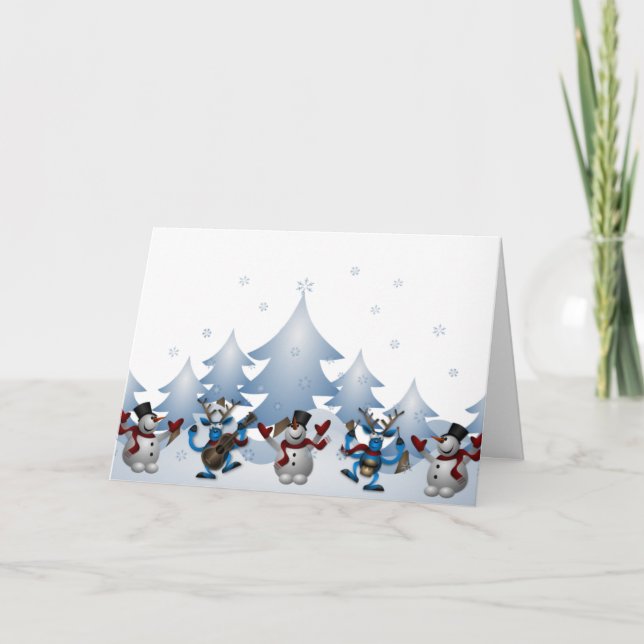 Carte Célébration musicale de Noël (Devant)