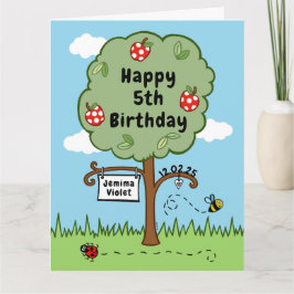 Carte Célébration personnalisée Numéro de l'anniversaire