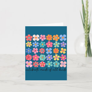 Carte Célébrer les esprits de toutes sortes de fleurs de