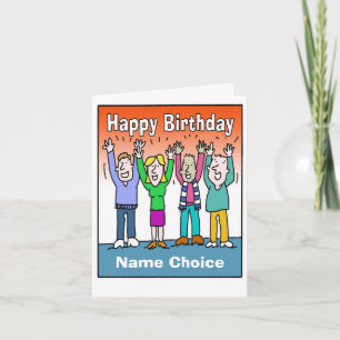 Carte Célébrez un anniversaire et personnalisez avec le 