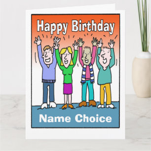 Carte Célébrez un anniversaire et personnalisez avec le 