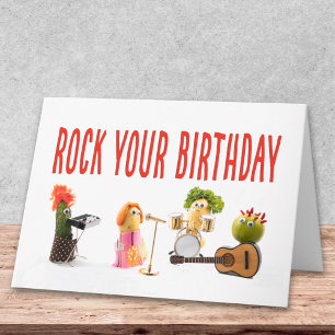 Carte Célébrez votre anniversaire Vegan amateur de musiq