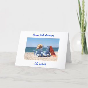 Carte CÉLÉBRONS "NOUS" - 25e ANNIVERSAIRE DE MARIAGE
