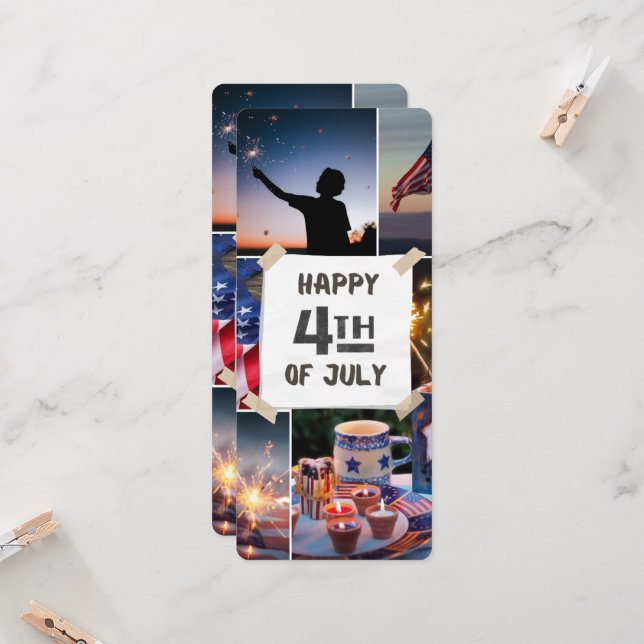 Carte #CelerationJoyeux14JuilletCartePlate (Devant/Arrière en situation)