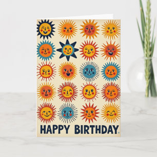 Carte Céleste du Soleil d'Anniversaire