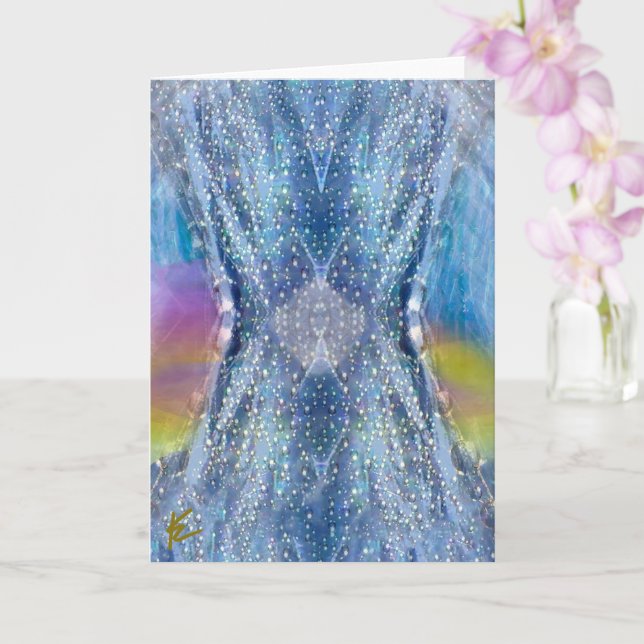 Carte Céleste, Ethérée, Méditation de la lumière arc-en- (Orchidée)