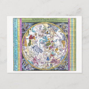 Carte céleste Hemisphaerium Coeli Boreale