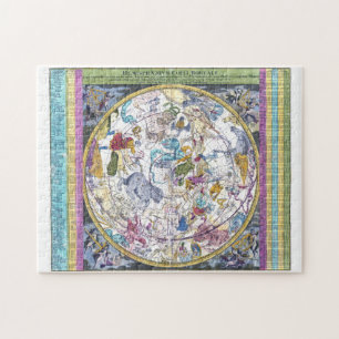 Carte céleste Hemisphaerium Coeli Boreale Puzzle