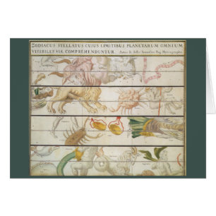 Carte céleste vintage, Astronomie par John Seller