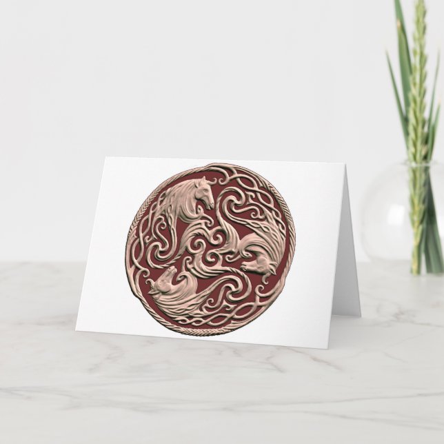 Carte Celtic Horse Knot (Devant)