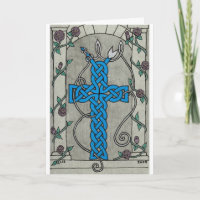Carte celtique 1 de croix de serpent