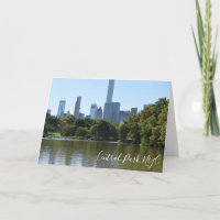 Central Park Lake New York City NYC Photographie