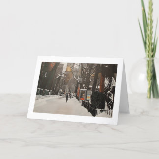 CARTE CENTRAL PARK ZOO DANS LA NEIGE