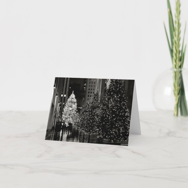 Carte centrale d'arbre de Noël de Rockefeller (Devant)