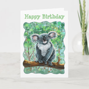 Carte Centre de la fête de l'ours de Cute Koala