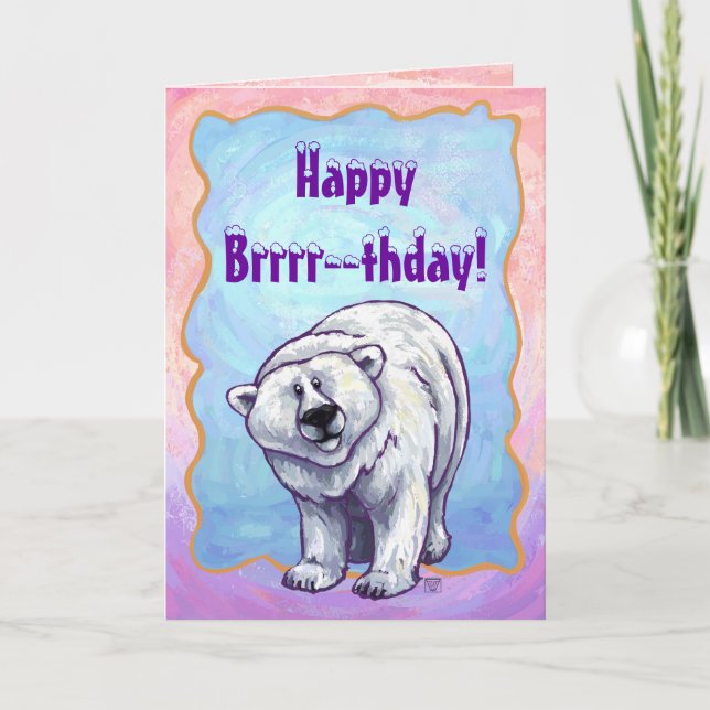 Carte Centre de la fête des ours polaires (Devant)