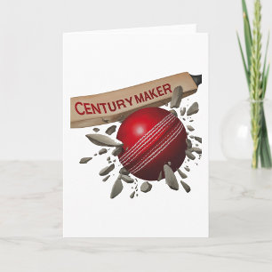Carte Century Maker Cricket Bat et Ball Sports