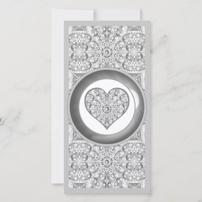 Carte Céramique gris dentelle (Dos)