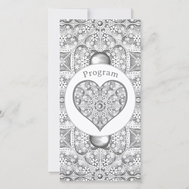 Carte Céramique gris dentelle (Dos)