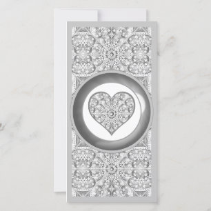 Carte Céramique gris dentelle