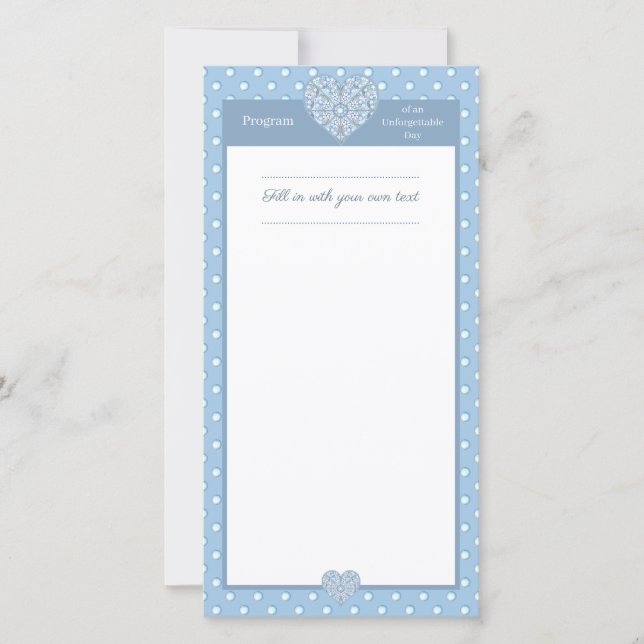 Carte Céramique Lace Bleu clair (Devant)