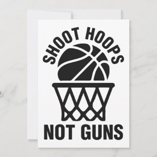 Carte cerceaux et non t-shirts de basketball