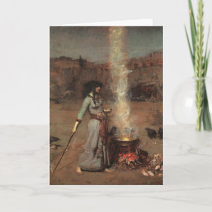 Carte Cercle magique, J.W. Waterhouse, 1886