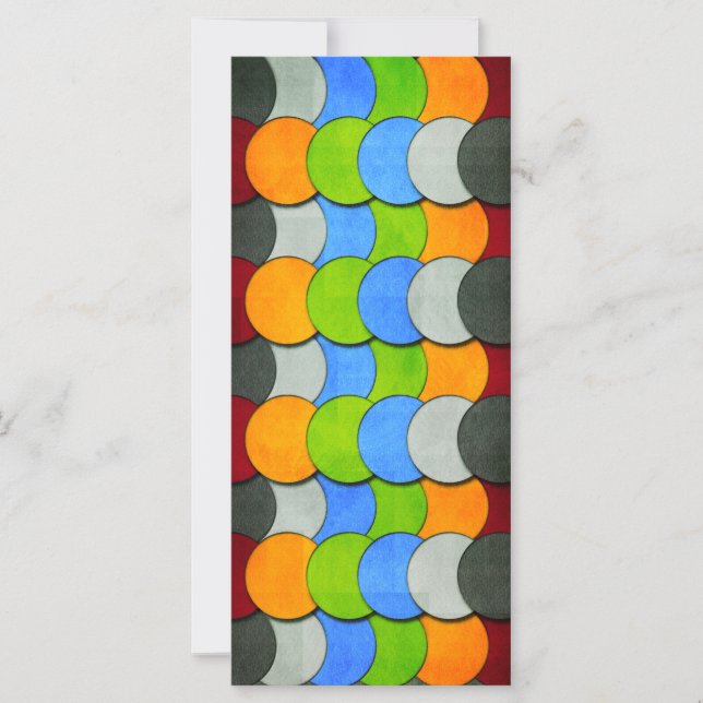 Carte Cercles empilés-Texté par Shirley Taylor (Devant)