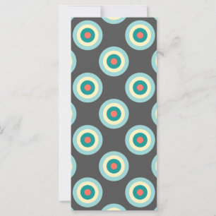 Carte Cercles mixtes gris par Shirley Taylor