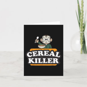 Carte Cereal Killer Food Pun Humour Costume Amusant Hall