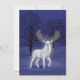 Carte Cerf Blanc