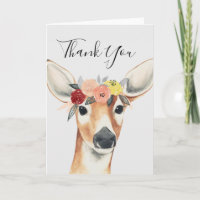 Cerfs communs de forestier de couronne de fleur du