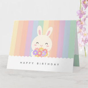 Carte Certains Bunny T'Aime Bien Joyeux Anniversaire