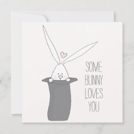Carte Certains Bunny Vous Aiment - Bonne Pâques !