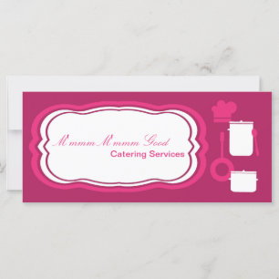 Carte Certificat cadeau 4"x9" Hot Pink Restauration