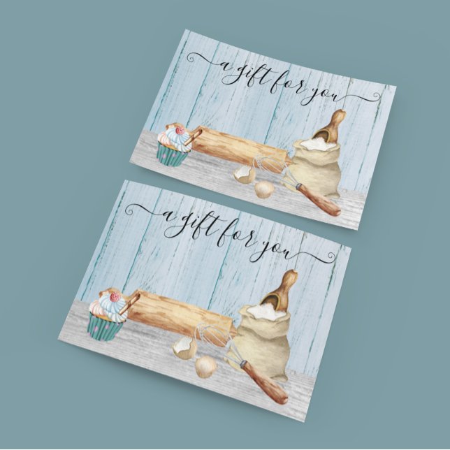 Carte Certificat cadeau Boulangerie Restaurant (Créateur téléchargé)