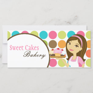 Carte Certificat cadeau de 4"x9" Boulangerie Brunette Ba