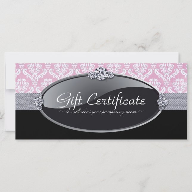 CARTE CERTIFICAT CADEAU DE BEAUTY PARLOR (Devant)