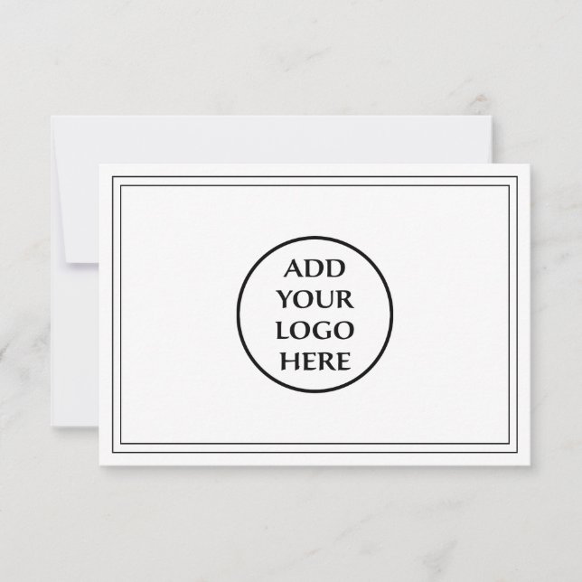 Carte Certificat Cadeau de Logo d'Entreprise Professionn (Devant)