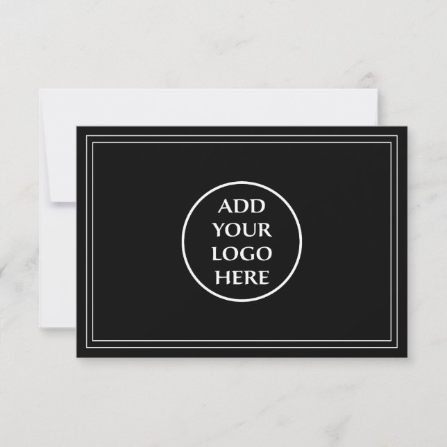 Carte Certificat cadeau de logo professionnel simple (Devant)
