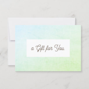 Carte Certificat cadeau de salon de beauté