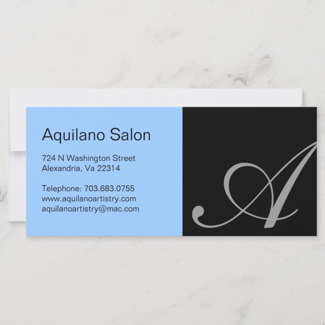 Carte Certificat cadeau de salon et de Spa (Devant)