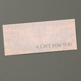 Carte Certificat cadeau de vacances élégant